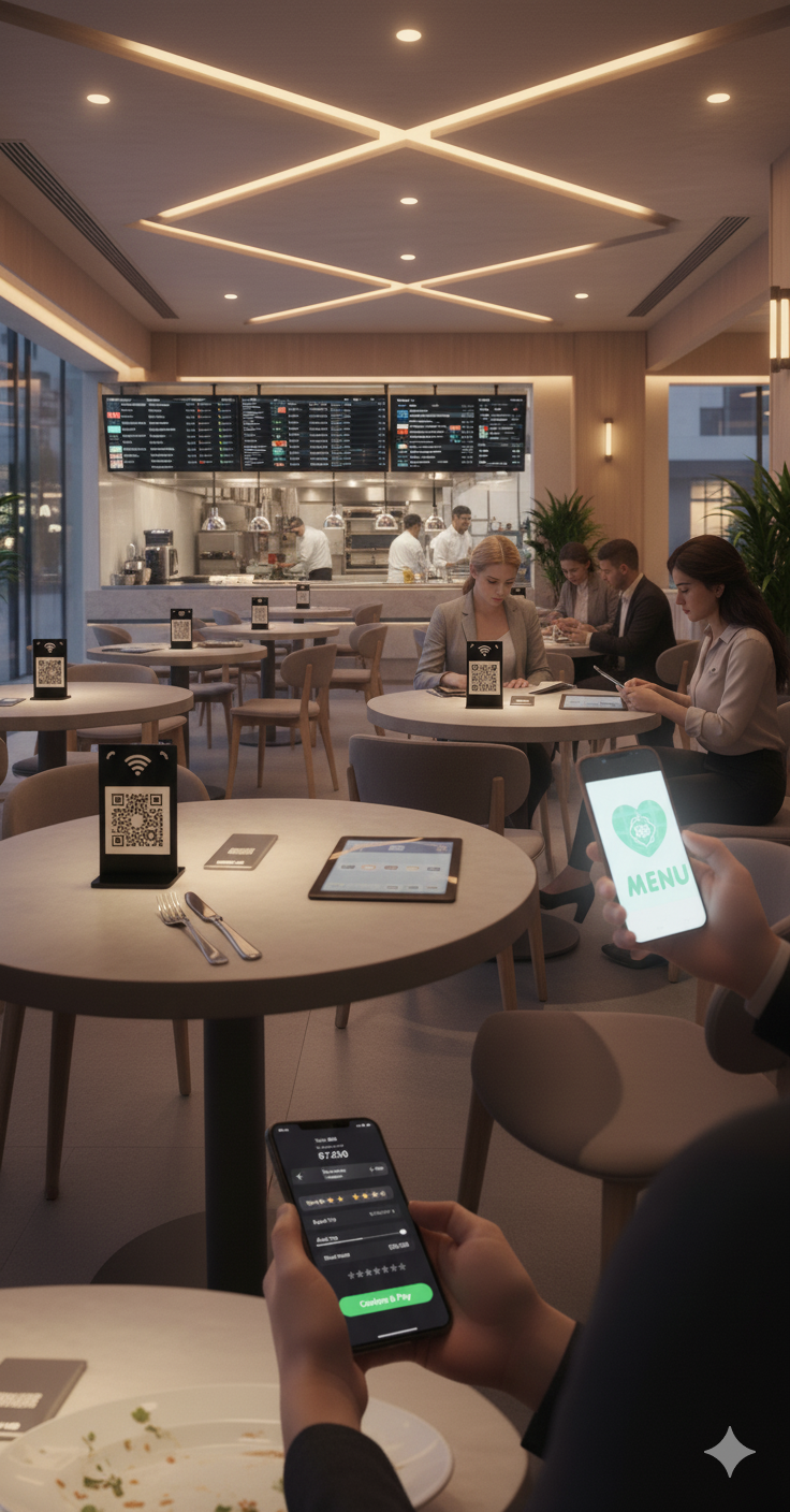 Modern restaurant interior
